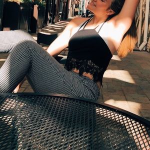 Rumor boutique black halter